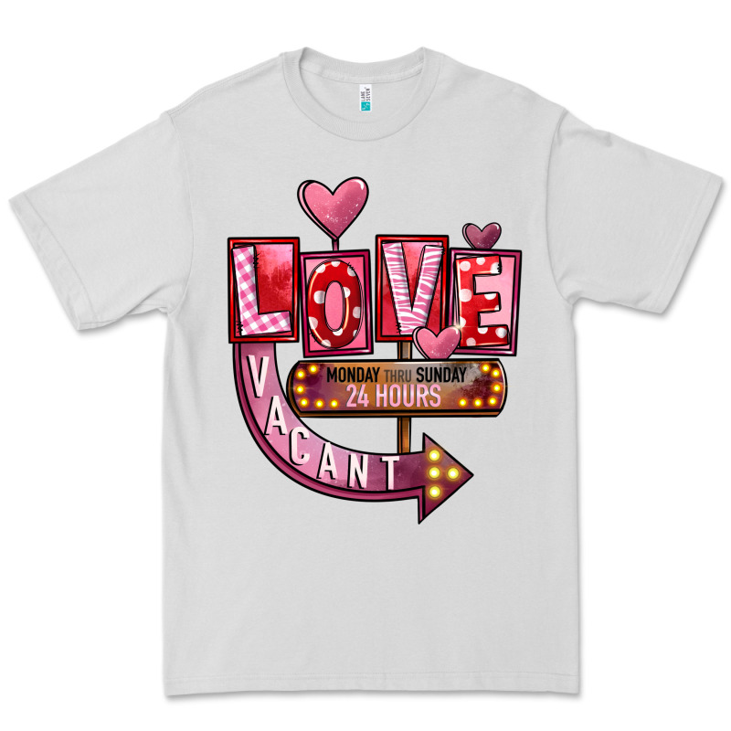 Valentine's Day Love Vacant Premium Tee by FaDigitalArtStudio | Teevron