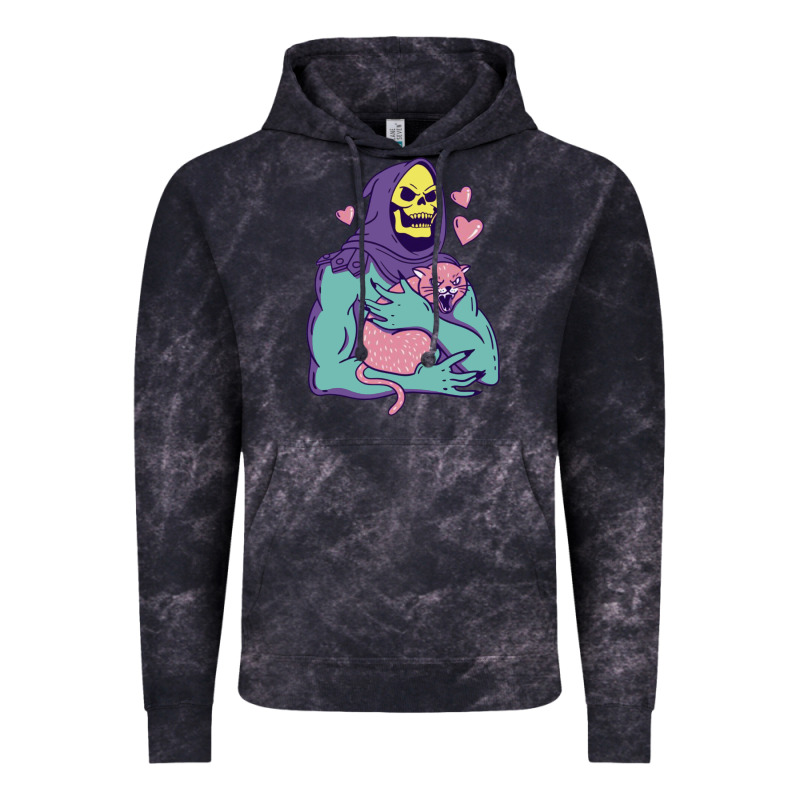 Skeletor's Hug Cat Vintage Hoodie by artisFamous | Teevron