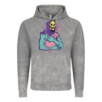 Cloud Rock skeletor's hug cat Vintage Hoodie - artisFamous