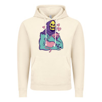 Vintage Artic skeletor's hug cat Vintage Hoodie - artisFamous