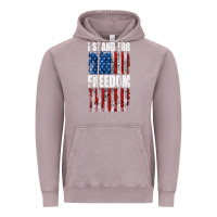 Vintage Zinc I STAND FOR FREEDOM WITH A DISTRESSED AMERICAN FLAG Vintage Hoodie - artisFamous