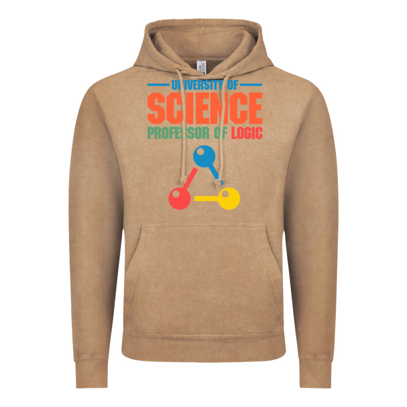 University Of Science Professor Of Logic Vintage Hoodie by artisFamous | Teevron