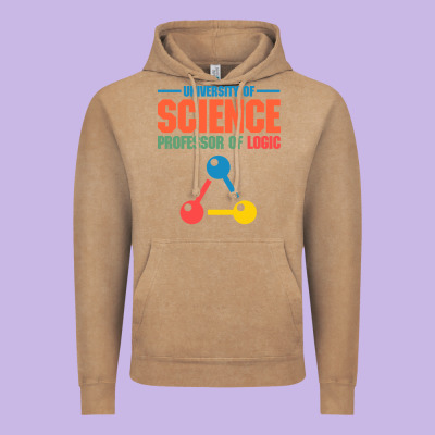 University Of Science Professor Of Logic Vintage Hoodie Designed By Artisfamous