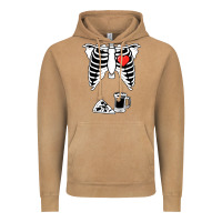 Vintage Camel dad skeleton halloween beer pizza Vintage Hoodie - artisFamous