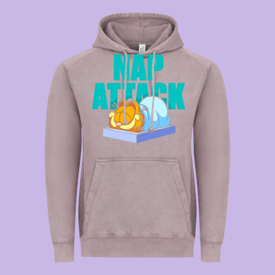 Nap Attack Vintage Hoodie Designed By Artisfamous
