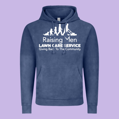 Raising Men Lawn Care Vintage Hoodie Designed By Artisfamous