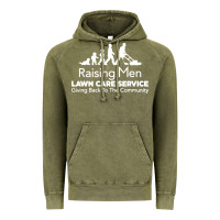 Vintage Olive raising men lawn care Vintage Hoodie - artisFamous