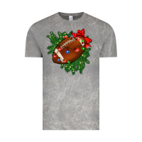 Cloud Rock american football christmas with lights and ribbon Vintage Tee - FaDigitalArtStudio