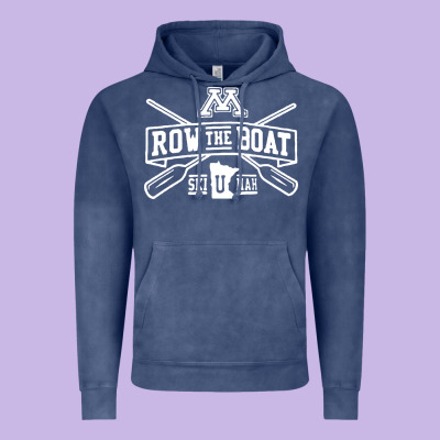 Row The Boat Minnesota Vintage Hoodie Designed By Artisfamous