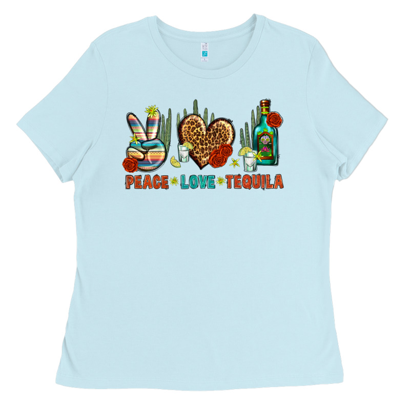 Peace Love Tequila Ladies Tee by BundleAndBundleShop | Teevron