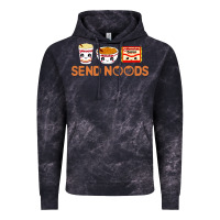 Cloud Black send noods Vintage Hoodie - artisFamous