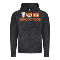 Vintage Black send noods Vintage Hoodie - artisFamous