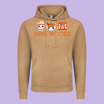 Send Noods Vintage Hoodie Designed By Artisfamous