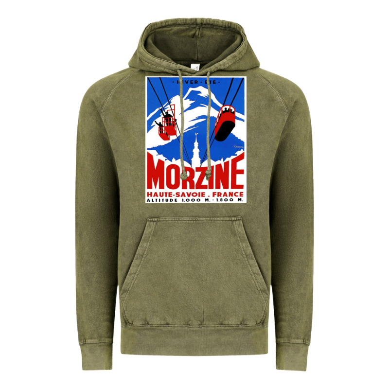 Savoie France Blue Vintage Hoodie by artisFamous | Teevron