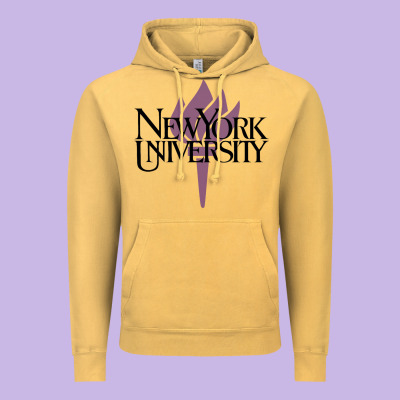 New York University Vintage Hoodie Designed By Artisfamous