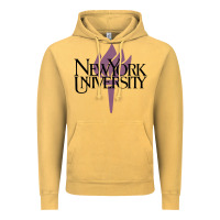 Vintage Mustard New York University Vintage Hoodie - artisFamous