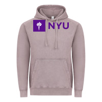 Vintage Zinc nyu new york university purple Vintage Hoodie - artisFamous