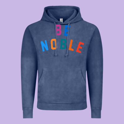 Be Noble Tee Vintage Hoodie Designed By Artisfamous