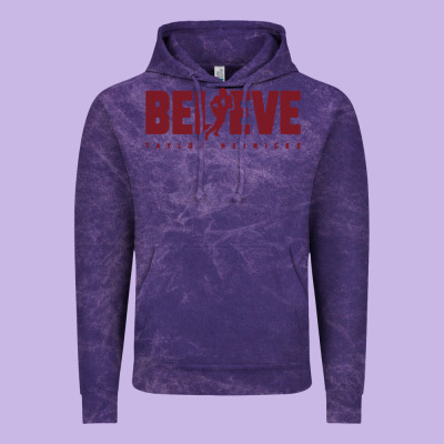 Taylor Heinicke Believe Vintage Hoodie Designed By Artisfamous