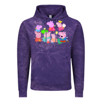 Cloud Purple Peppa Pig Vintage Hoodie - artisFamous