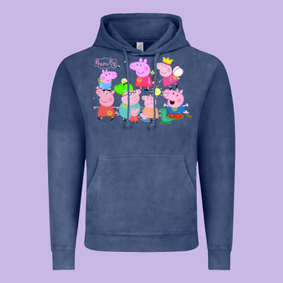Peppa Pig Vintage Hoodie Designed By Artisfamous