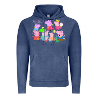 Vintage Denim Peppa Pig Vintage Hoodie - artisFamous