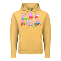 Vintage Mustard Peppa Pig Vintage Hoodie - artisFamous