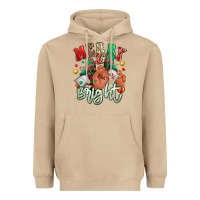 Mushroom merry and bright black man sneakers Heavyweight Hoodie - RanaPortraitStore