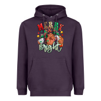 Plum merry and bright black man sneakers Heavyweight Hoodie - RanaPortraitStore