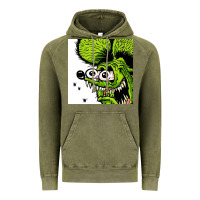 Vintage Olive rat fink Vintage Hoodie - artisFamous