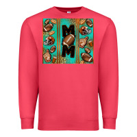 American Football Mom Premium Sweatshirt | Teevron