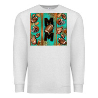 Oatmeal Heather American football mom Premium Sweatshirt - Jasminsmagicworld