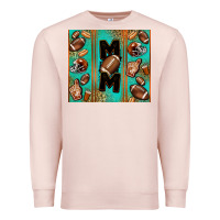Pale Pink American football mom Premium Sweatshirt - Jasminsmagicworld