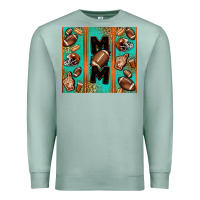 Seafoam American football mom Premium Sweatshirt - Jasminsmagicworld