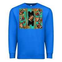 True Royal American football mom Premium Sweatshirt - Jasminsmagicworld