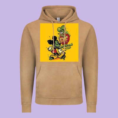 Rat Fink 02 Vintage Hoodie Designed By Artisfamous