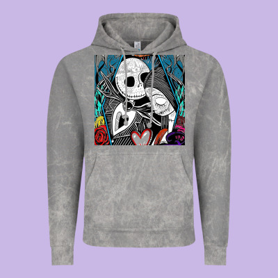 The Nightmare Before Christmas 2 Vintage Hoodie Designed By Artisfamous
