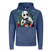 Vintage Denim the nightmare before christmas 2 Vintage Hoodie - artisFamous