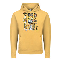 Vintage Mustard cool cats and kittens Vintage Hoodie - artisFamous