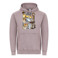 Vintage Zinc cool cats and kittens Vintage Hoodie - artisFamous