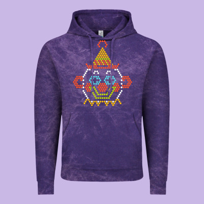 Lite Brite Vintage Hoodie Designed By Artisfamous