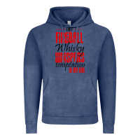 Vintage Denim fireball whisky whispers Vintage Hoodie - artisFamous
