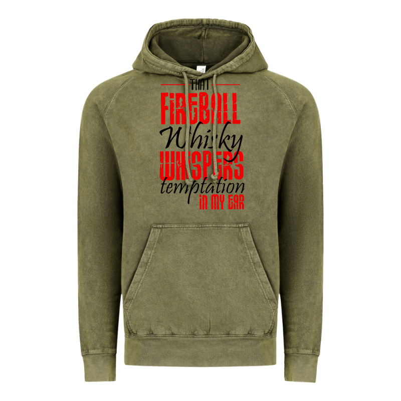 Fireball Whisky Whispers Vintage Hoodie by artisFamous | Teevron