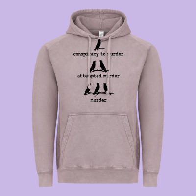 Attempted Murder Cute Vintage Hoodie Designed By Artisfamous