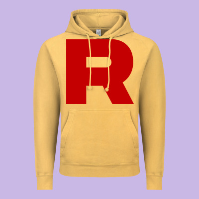 R Is Team Rocket Vintage Hoodie Designed By Artisfamous