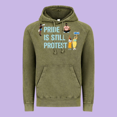 Pride Is Still Protest Vintage Hoodie Designed By Artisfamous