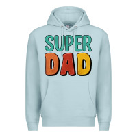 Blue Mist super dad Premium Hoodie - Artiststas