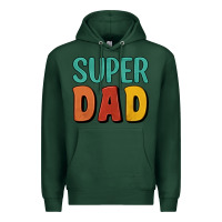 Sports Green super dad Premium Hoodie - Artiststas