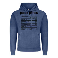 Vintage Denim paper plates nutrition facts funny thanksgiving christmas Vintage Hoodie - artisFamous