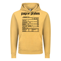Vintage Mustard paper plates nutrition facts funny thanksgiving christmas Vintage Hoodie - artisFamous